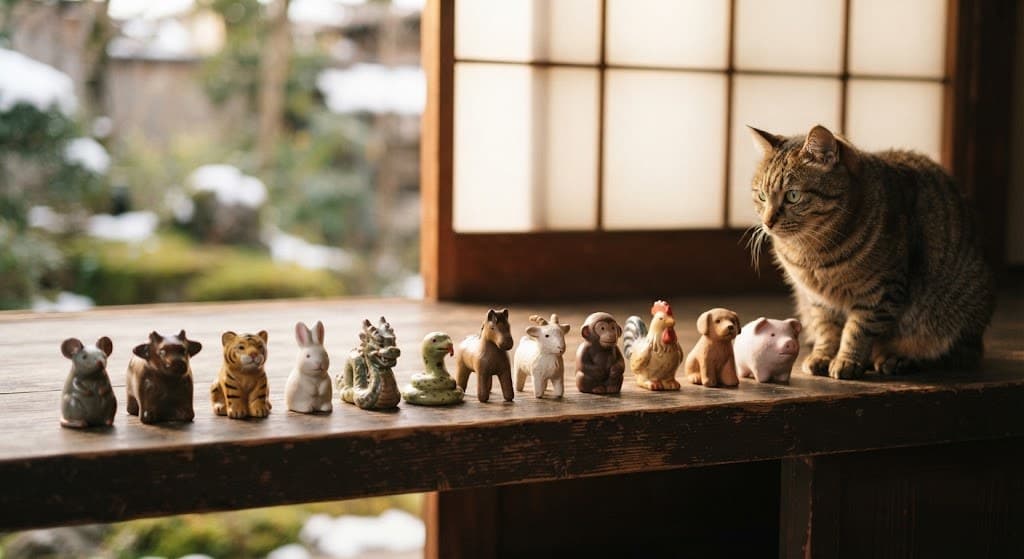 Fruits Basket and the Zodiac Cat: The Real Japanese Folktale of the Cat Who Missed the Banquet